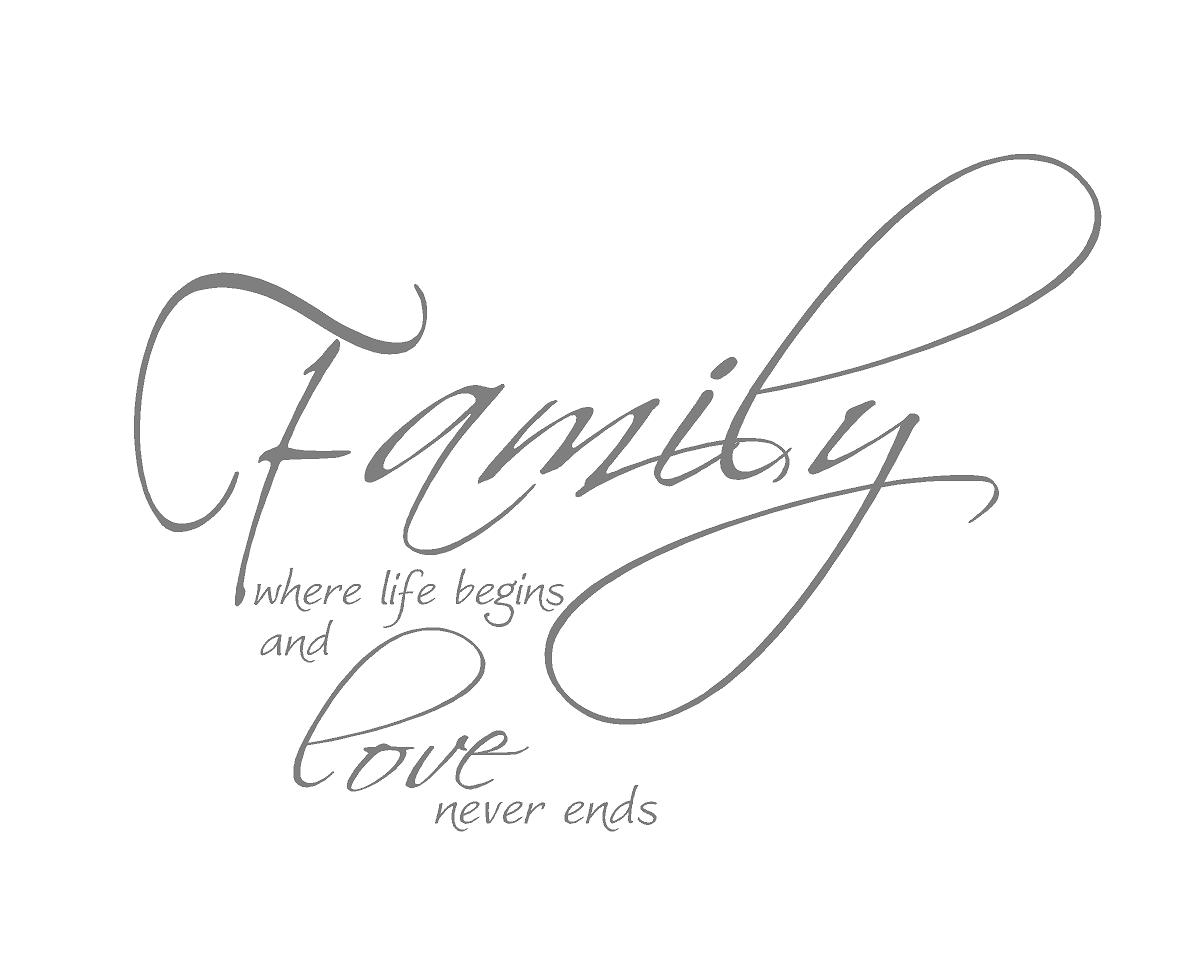 Family where live begins