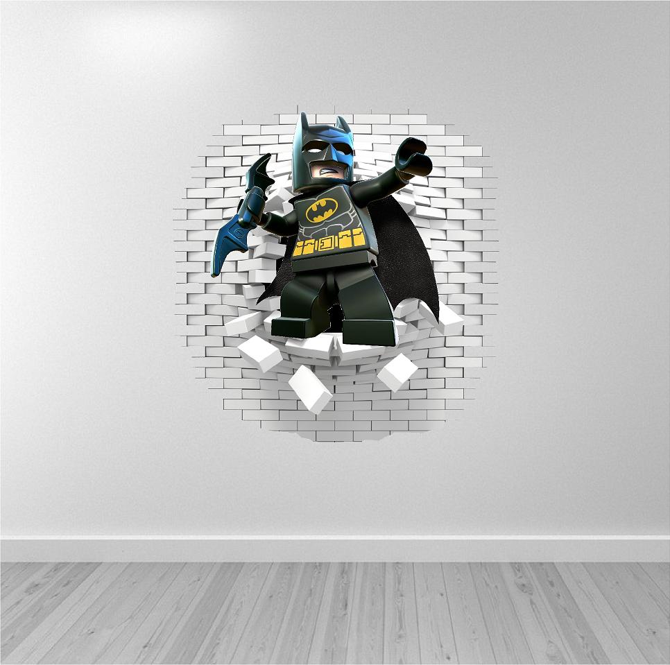 Batman legó 2 hola í vegg
