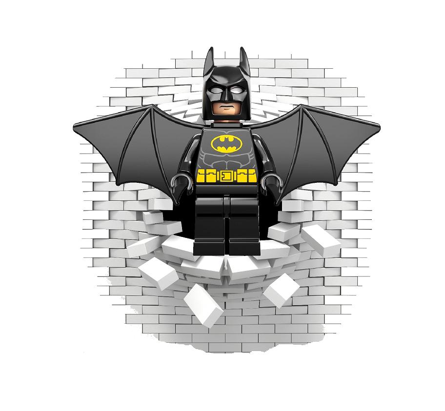 Batman legó 1 hola í vegg