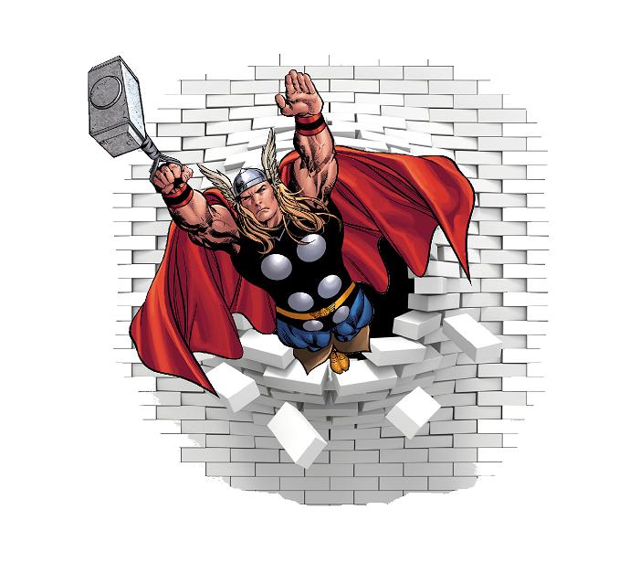 Thor hola í vegg