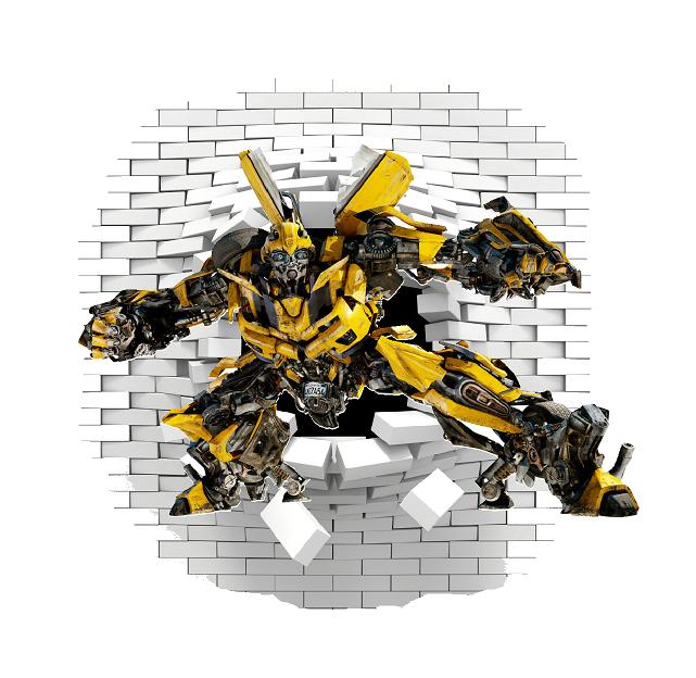 Bumblebee Transformers hola í vegg