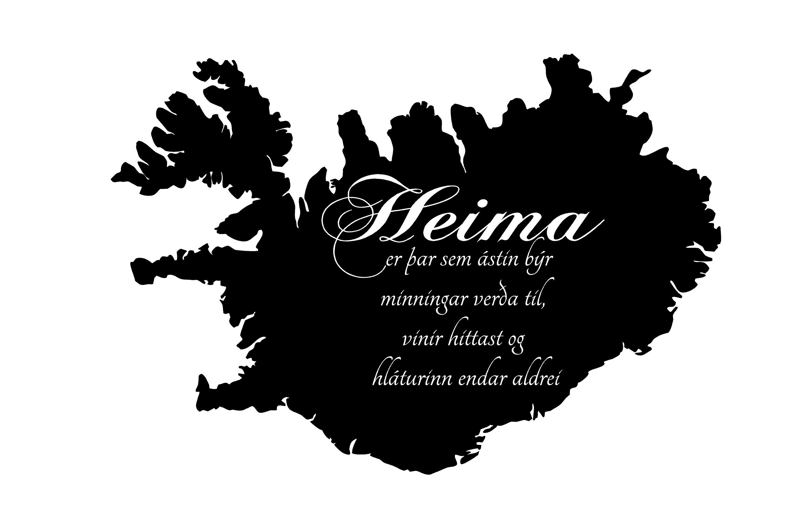 Heima í Íslandskorti